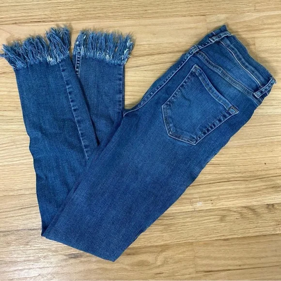 Free People Fringe Jeans - Picture 1 of 1